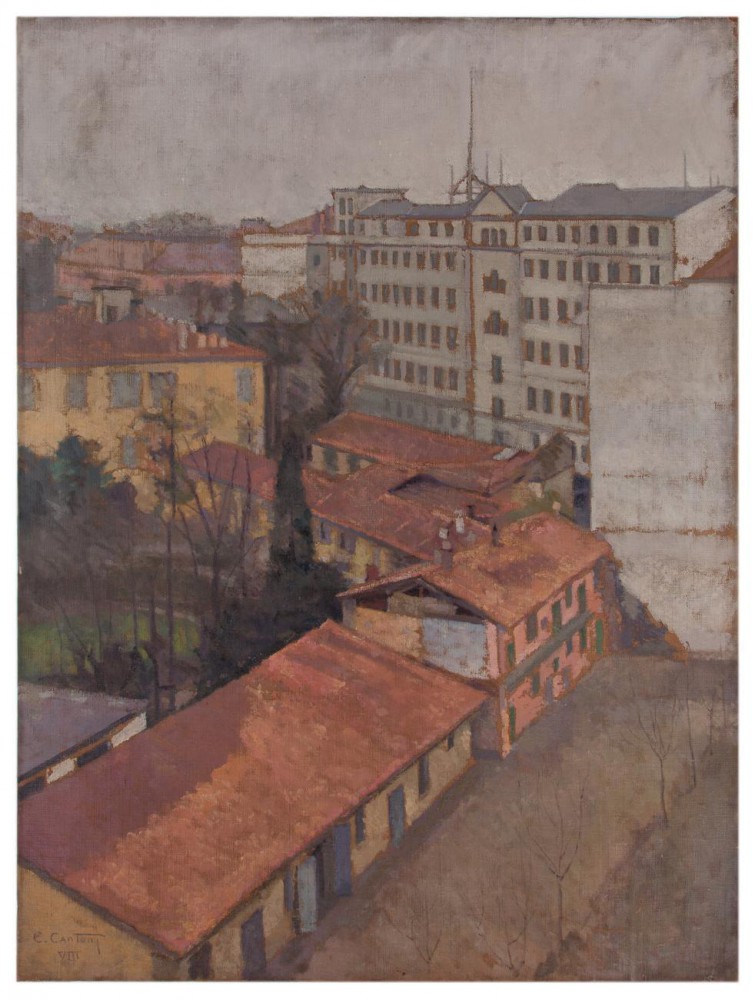 cesare cantoni: Tetti a Milano